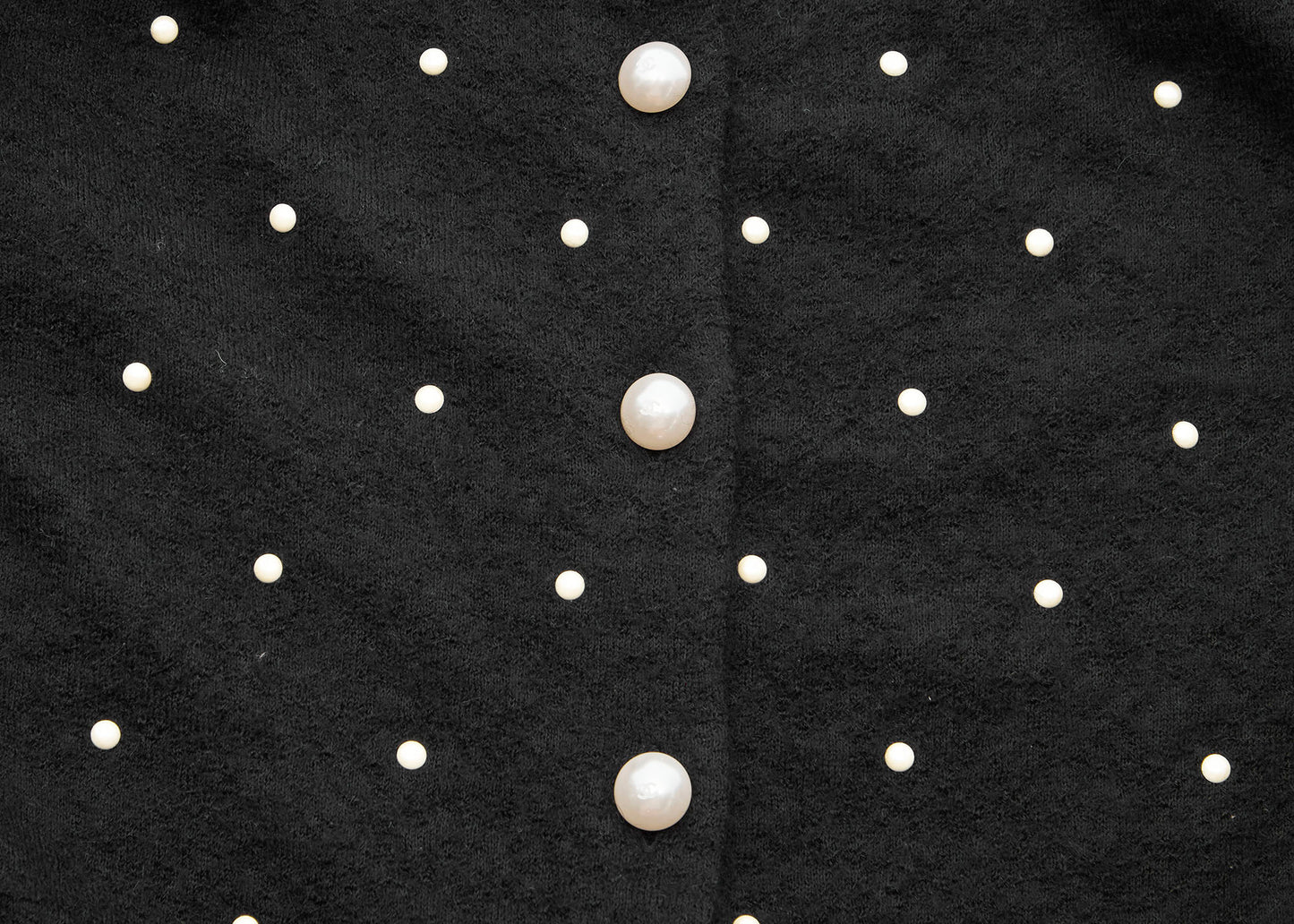 CHANEL Cardigan, Coco Button, Long Sleeve, Mohair Cashmere Blend, Black, Gold-Tone Hardware, Pre-Owned - Vintage La Charme