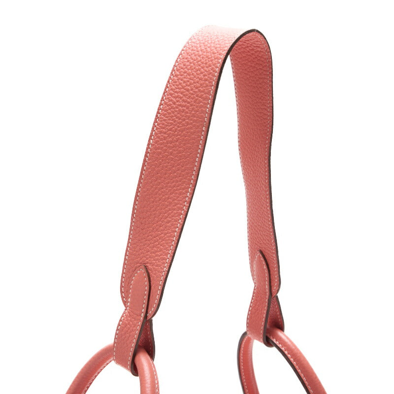 HERMES Lindy 34 Shoulder Bag Tryon Clemence Crevette Silver-Tone Hardware Pre-Owned - Vintage La Charme