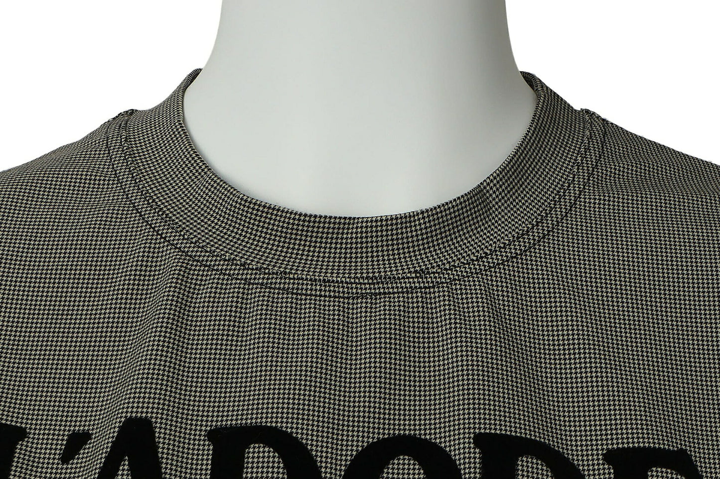 Dior T-Shirt, Staggered Design, 100 Percent Cotton, Black, Silver-Tone Hardware, Pre-Owned - Vintage La Charme