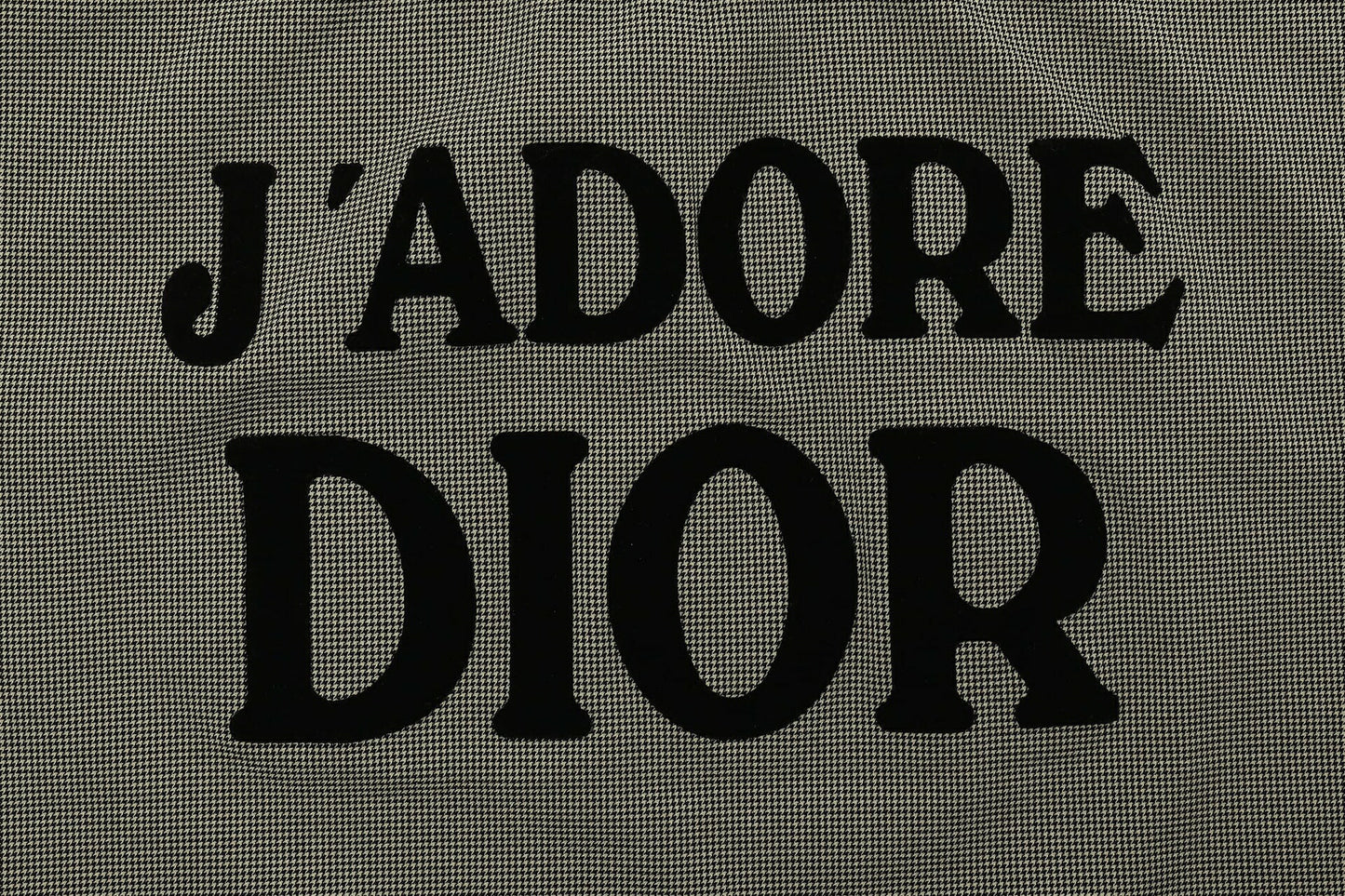 Dior T-Shirt, Staggered Design, 100 Percent Cotton, Black, Silver-Tone Hardware, Pre-Owned - Vintage La Charme
