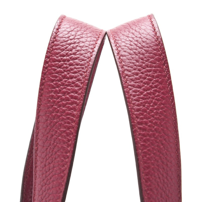 HERMES Picotin Rock MM Tote Bag Tryon Clemence Tosca Silver-Tone Hardware Pre-Owned - Vintage La Charme