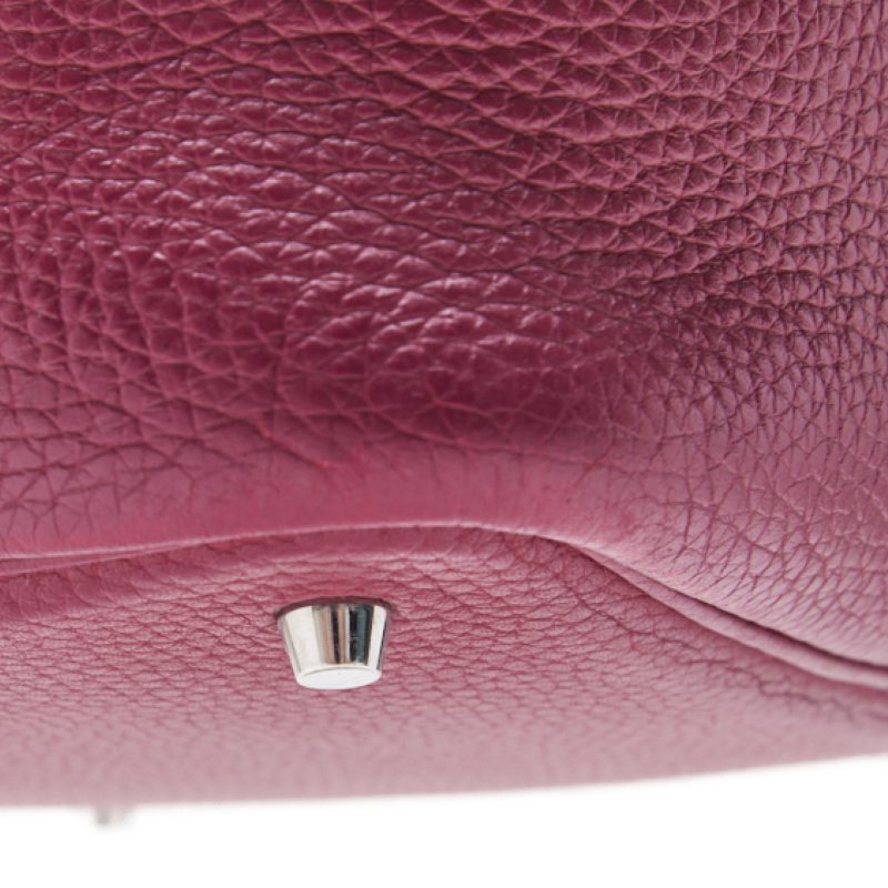 HERMES Picotin Rock MM Tote Bag Tryon Clemence Tosca Silver-Tone Hardware Pre-Owned - Vintage La Charme