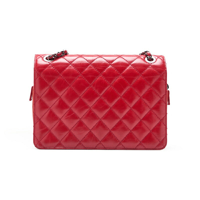CHANEL Mini Shoulder Bag, Matelasse Turn Lock Chain Shoulder, Vintage Calf, Black, Silver-Tone Hardware, Pre-Owned - Vintage La Charme