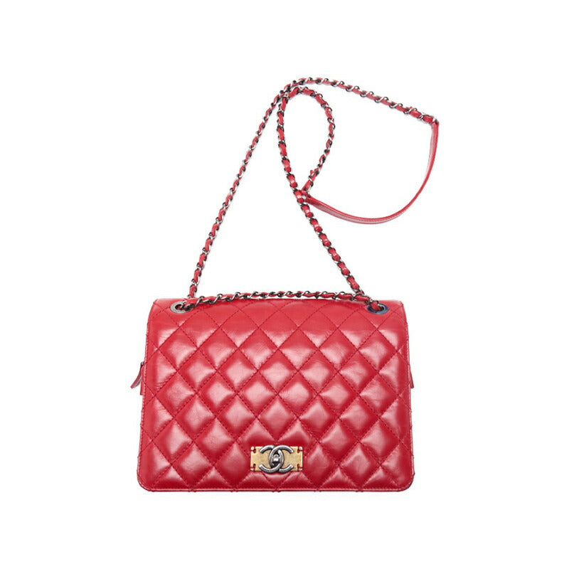 CHANEL Mini Shoulder Bag, Matelasse Turn Lock Chain Shoulder, Vintage Calf, Black, Silver-Tone Hardware, Pre-Owned - Vintage La Charme