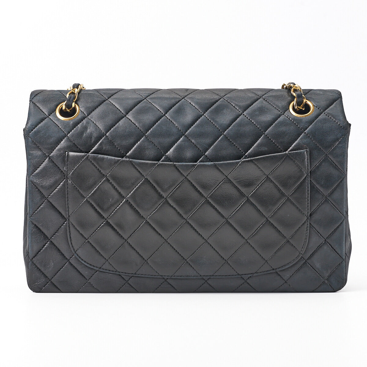 CHANEL Shoulder Bag, Matelasse, Lambskin, Black, Gold-Tone Hardware, Pre-Owned - Vintage La Charme