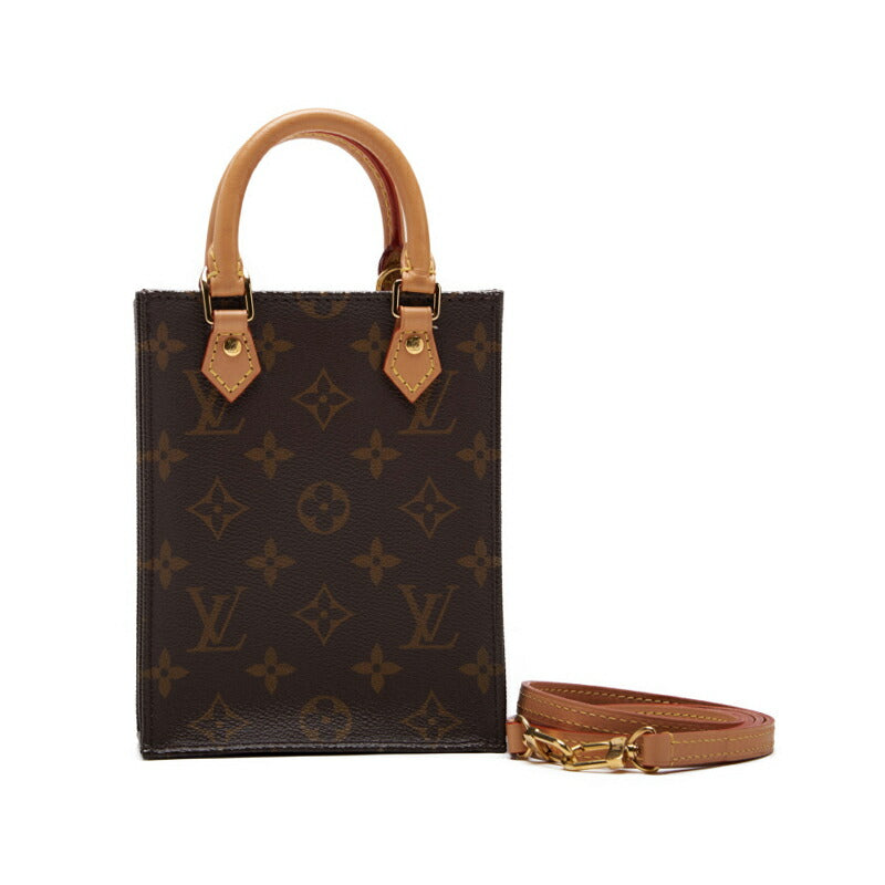 Louis Vuitton Mini Handbag, Monogram, 2WAY, PVC Leather, Brown, Gold-Tone Hardware, Pre-Owned - Vintage La Charme