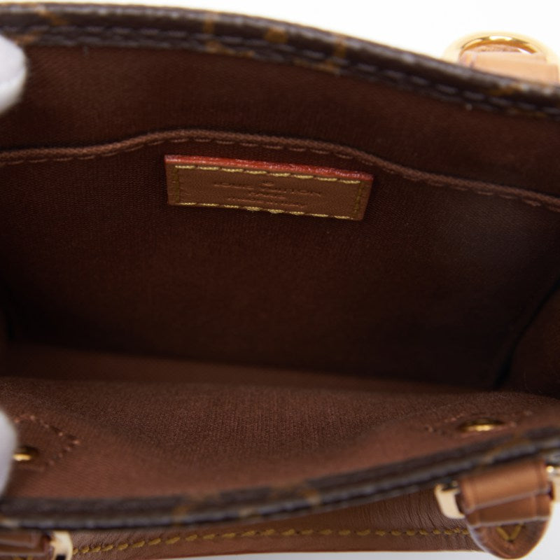 Louis Vuitton Mini Handbag, Monogram, 2WAY, PVC Leather, Brown, Gold-Tone Hardware, Pre-Owned - Vintage La Charme