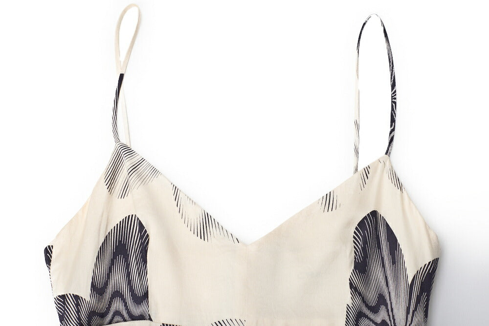 CHANEL Camisole Top, Coco Mark, Silk, Ivory, Gold-Tone Hardware, Pre-Owned - Vintage La Charme