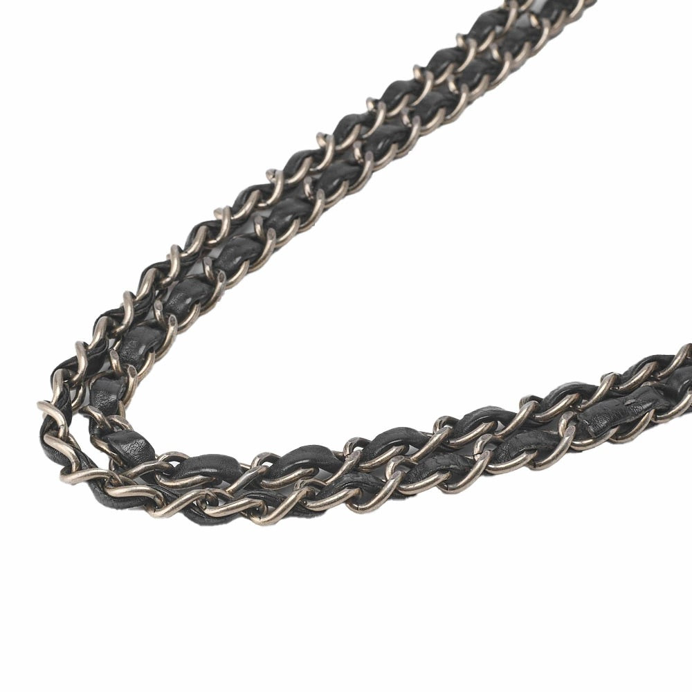 CHANEL Shoulder Bag, Matelasse Wild Stitch Turn Lock, Calfskin, Black, Silver-Tone Hardware, Pre-Owned - Vintage La Charme