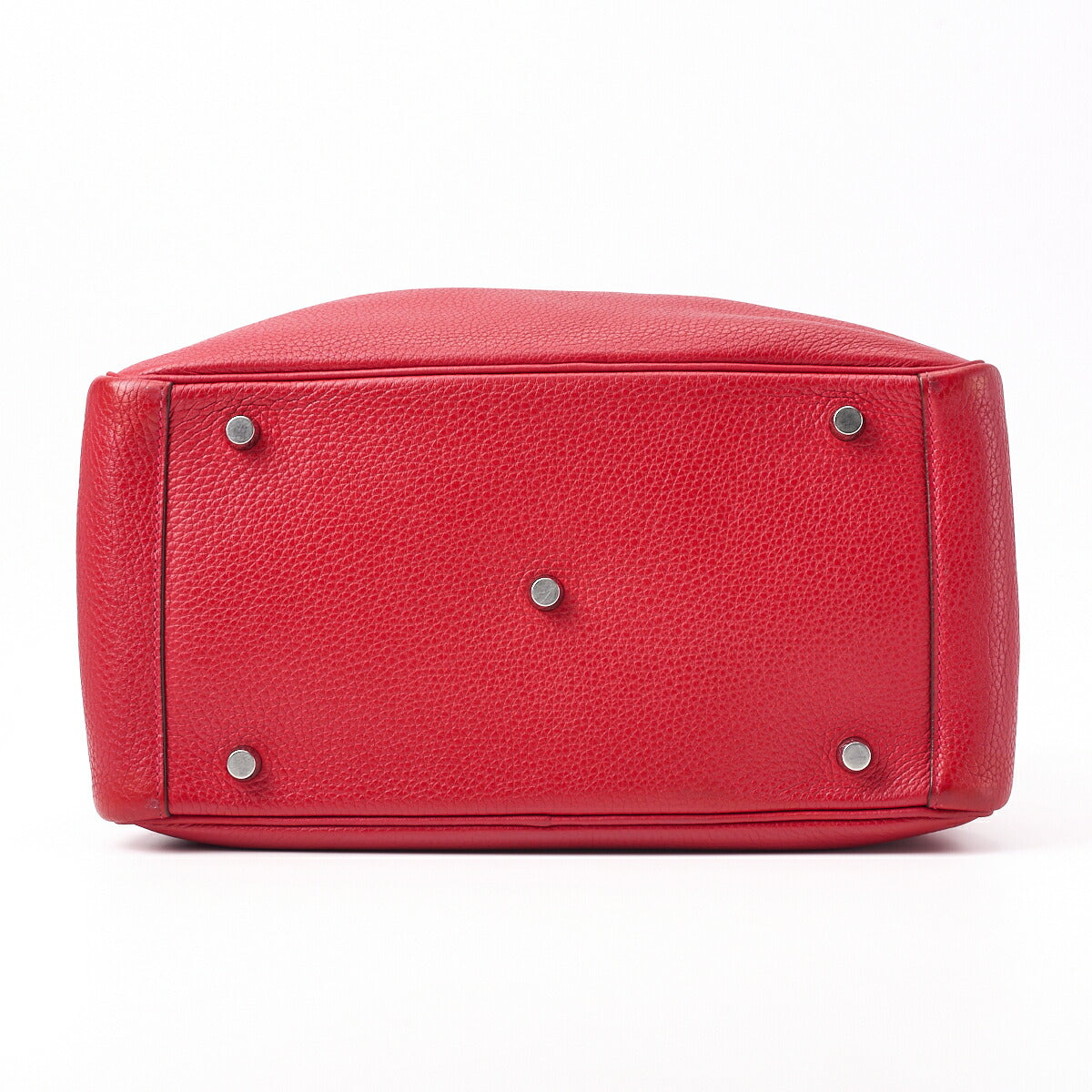 HERMES Lindy 30 2WAY Shoulder Bag Tryon Clemence Rouge Casaque Silver-Tone Hardware Pre-Owned - Vintage La Charme