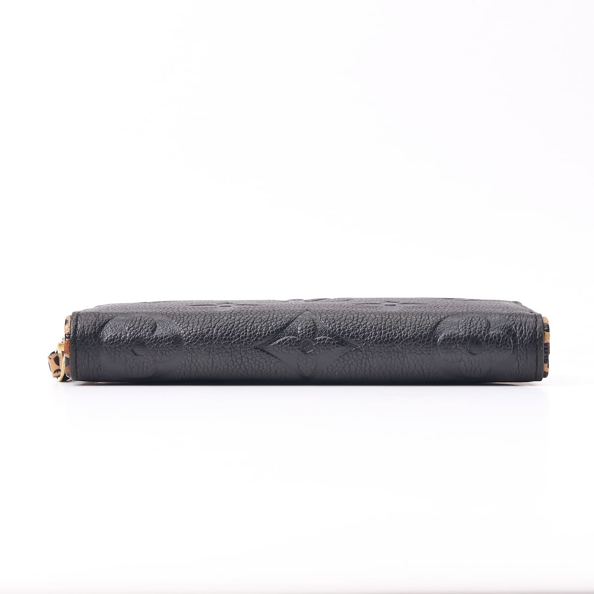 Louis Vuitton Zippy Wallet, Monogram Unplant, Leather, Black, Gold-Tone Hardware, Pre-Owned - Vintage La Charme