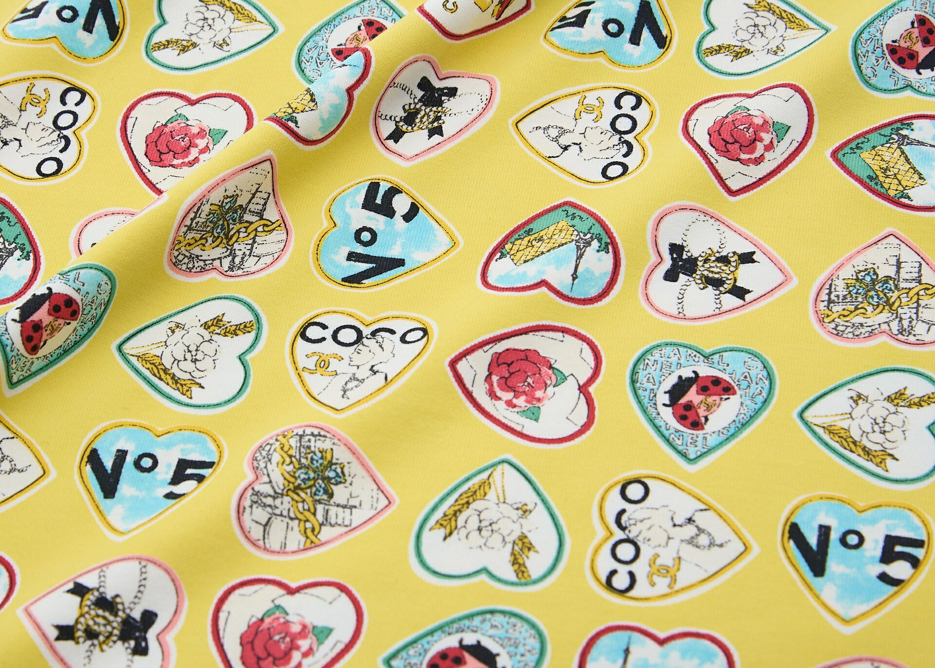 CHANEL Camisole Top, Sleeveless, Nylon Spandex Blend, Yellow, Silver-Tone Hardware, Pre-Owned - Vintage La Charme