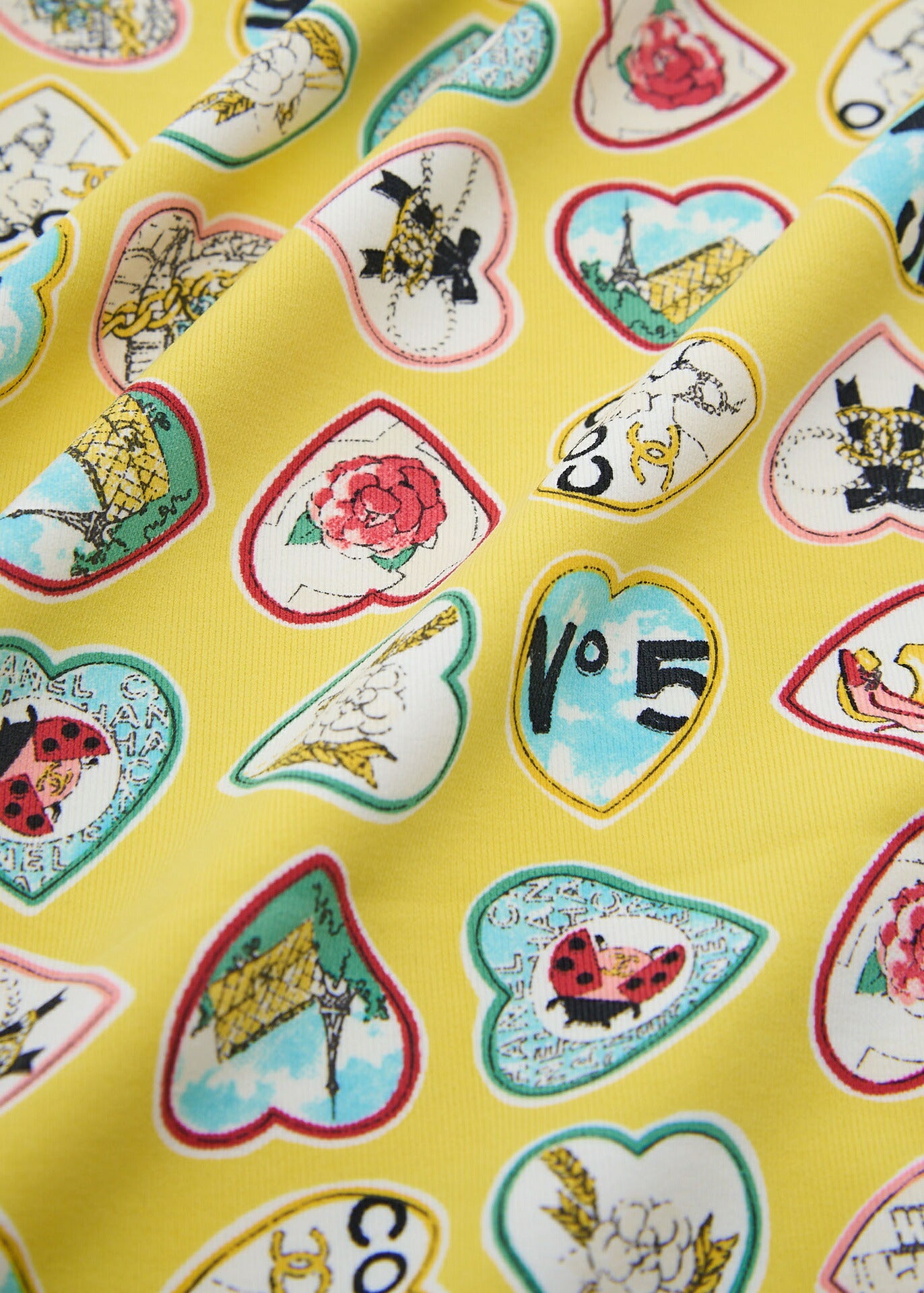 CHANEL Camisole Top, Sleeveless, Nylon Spandex Blend, Yellow, Silver-Tone Hardware, Pre-Owned - Vintage La Charme