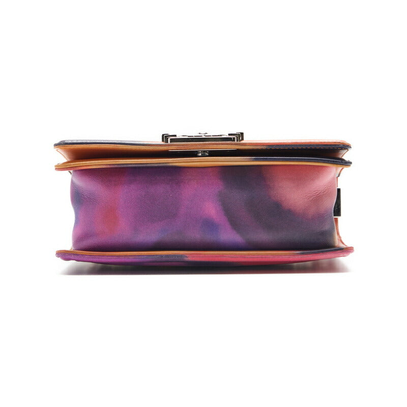 CHANEL Boy Chanel Matelasse Chain Shoulder Bag Lambskin Multicolor Silver-Tone Hardware Pre-Owned - Vintage La Charme