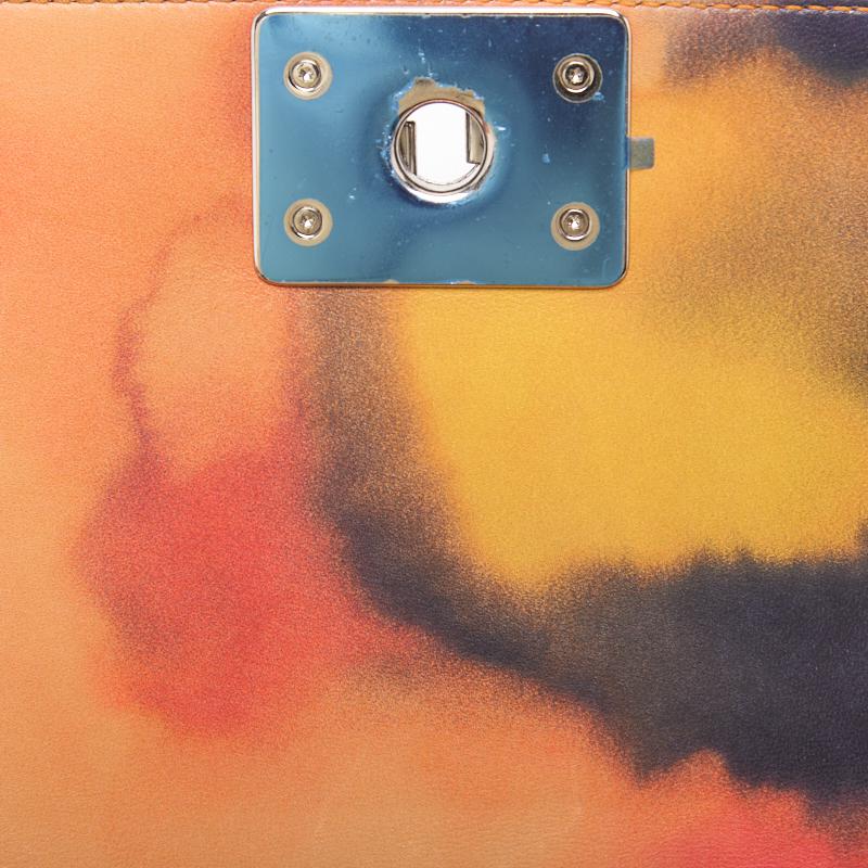 CHANEL Boy Chanel Matelasse Chain Shoulder Bag Lambskin Multicolor Silver-Tone Hardware Pre-Owned - Vintage La Charme