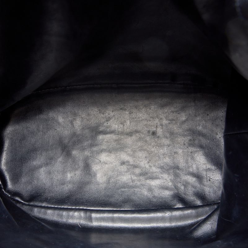 CHANEL Chain Backpack Bag, Outside Flap with Ball Charm, Drawstring, Caviar Skin, Black, Gold-Tone Hardware, Pre-Owned - Vintage La Charme