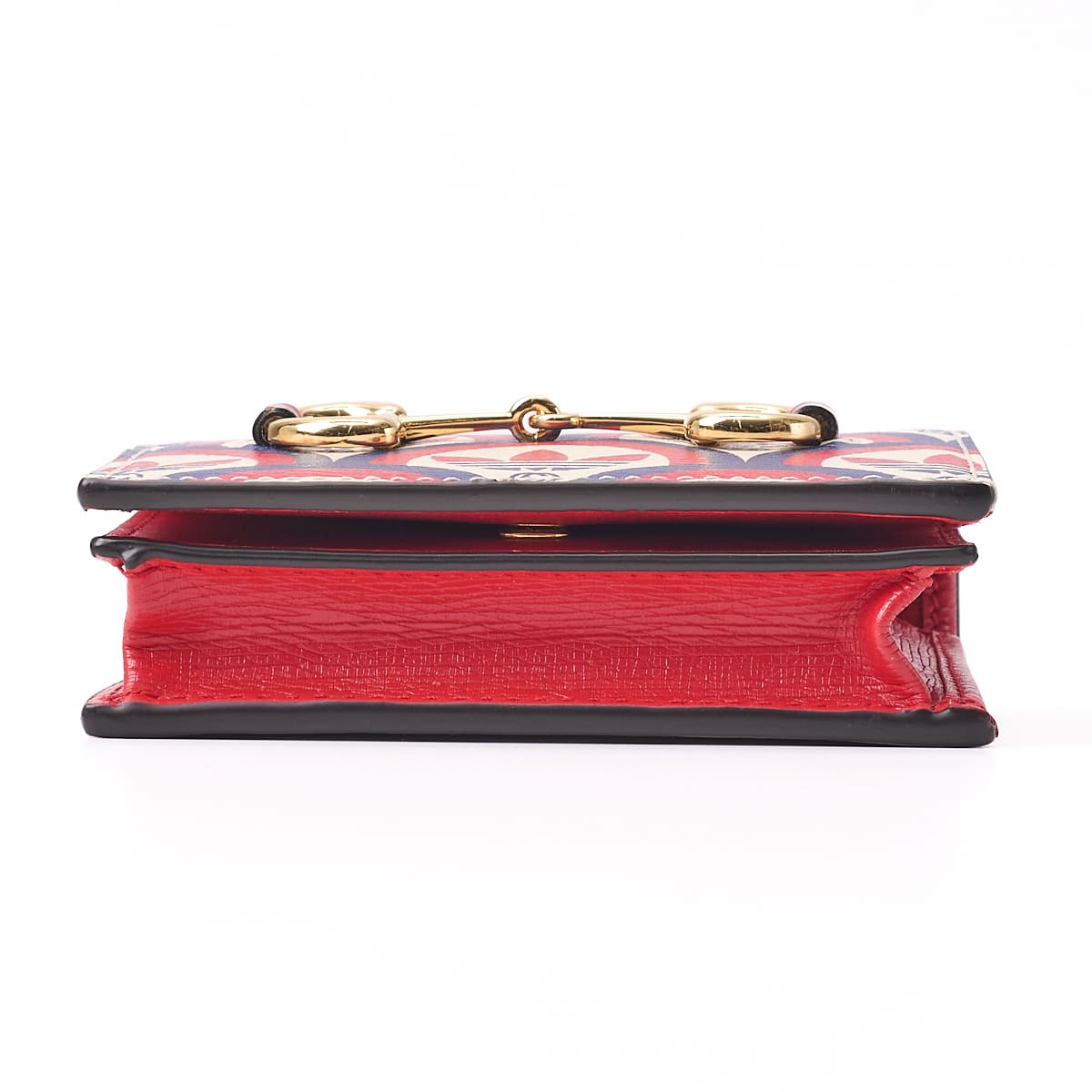 Gucci Adidas Horsebit Shoulder Wallet, Leather, Red, Gold-Tone Hardware, Pre-Owned - Vintage La Charme