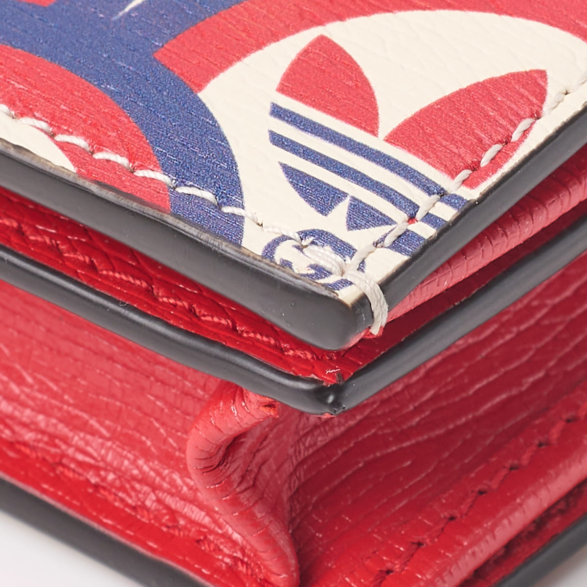 Gucci Adidas Horsebit Shoulder Wallet, Leather, Red, Gold-Tone Hardware, Pre-Owned - Vintage La Charme
