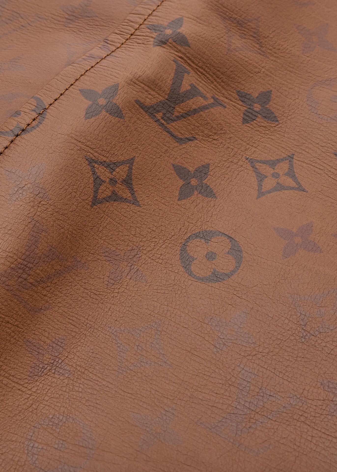 Louis Vuitton Skirt Bottoms, Monogram Logo, Cowhide Leather, Brown, Gold-Tone Hardware, Pre-Owned - Vintage La Charme