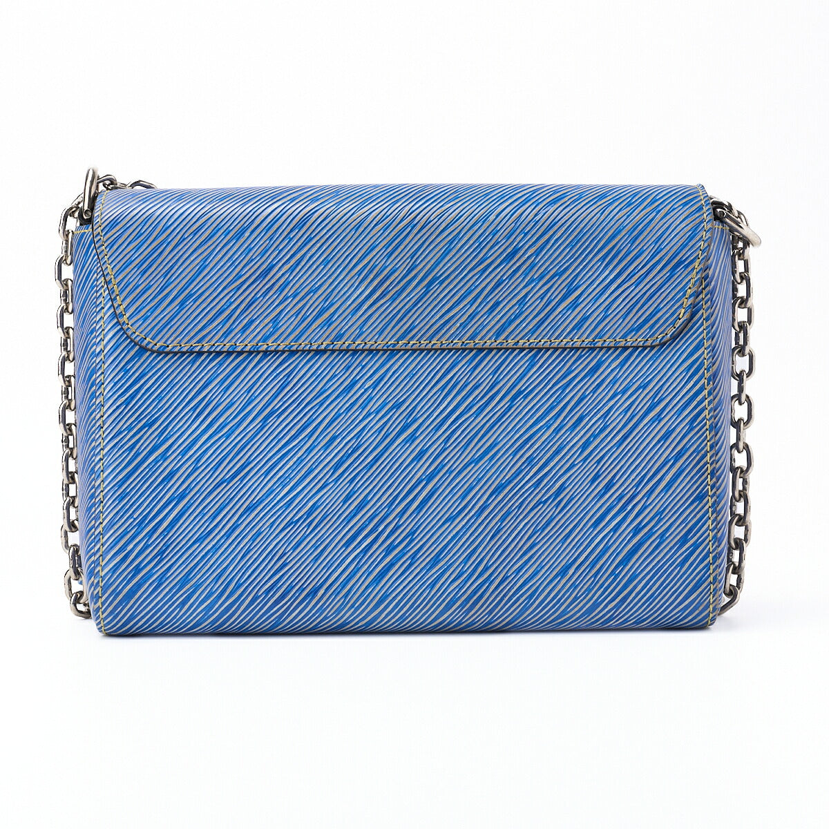 Louis Vuitton Shoulder Bag, Epi Twist MM, Chain Shoulder, Epi Leather, Denim Light, Silver-Tone Hardware, Pre-Owned - Vintage La Charme