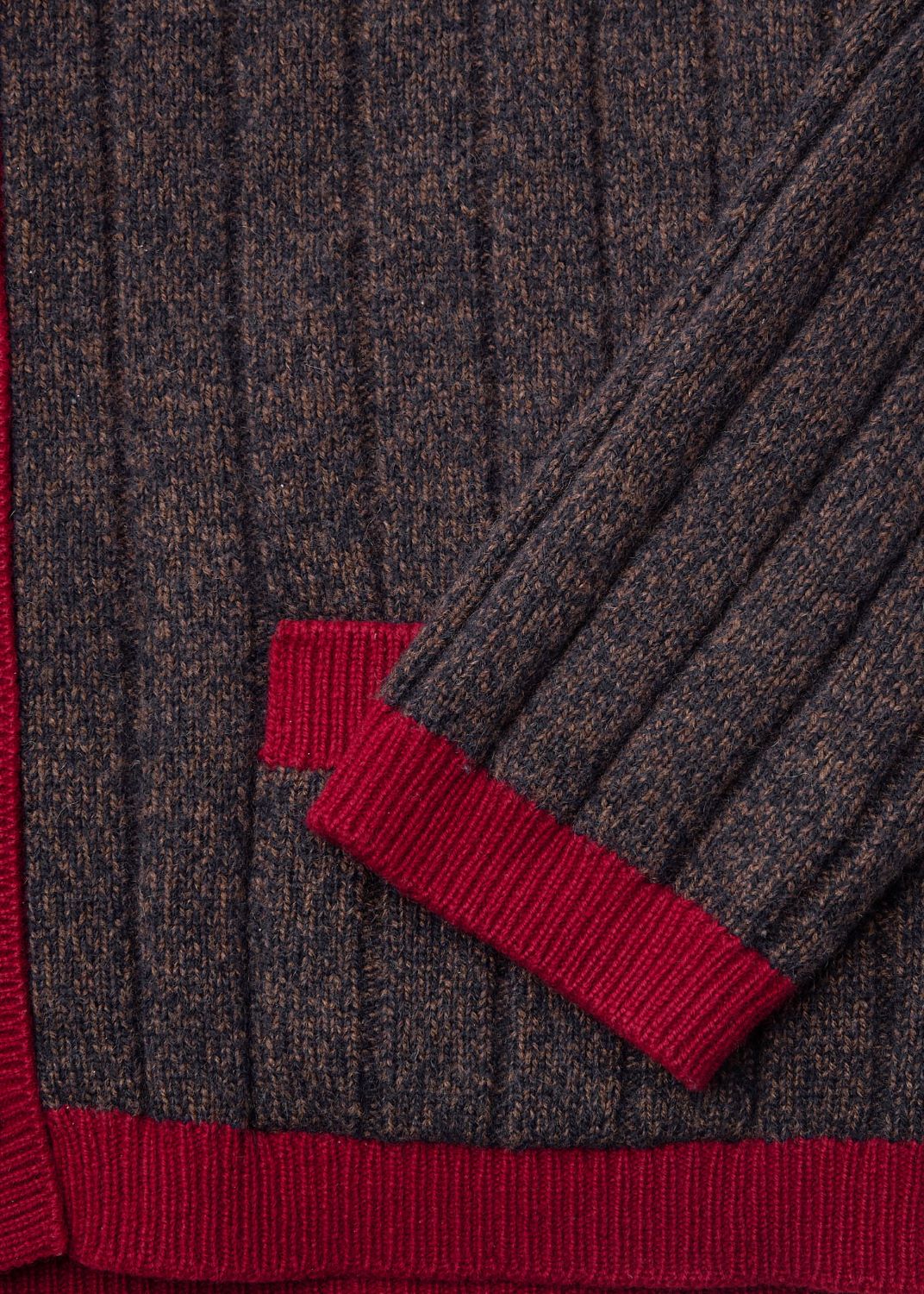 CHANEL Cardigan Knit, Coco Button, Cashmere, Multicolor, Gold-Tone Hardware, Pre-Owned - Vintage La Charme