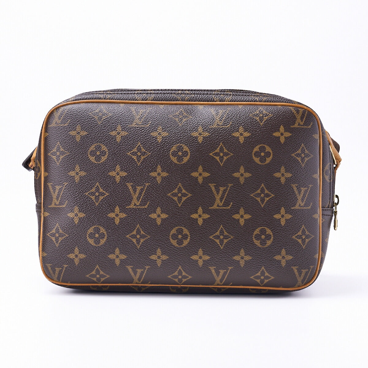 Louis Vuitton Shoulder Bag, Monogram Reporter PM, Brown, Gold-Tone Hardware, Pre-Owned - Vintage La Charme