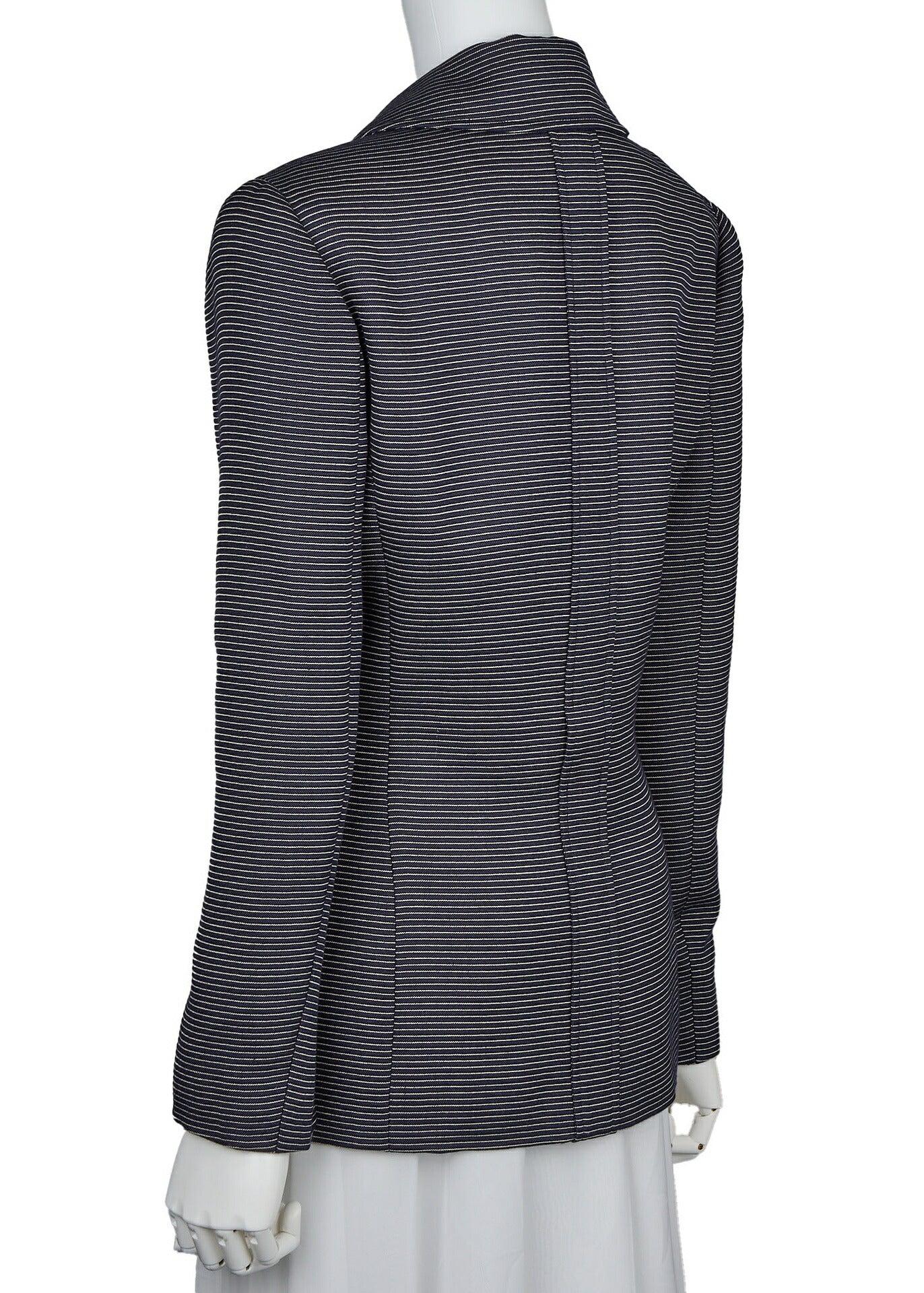 CHANEL Jacket Long Sleeve Coco Button Border Wool Silk Black Gold-Tone Hardware Pre-Owned - Vintage La Charme