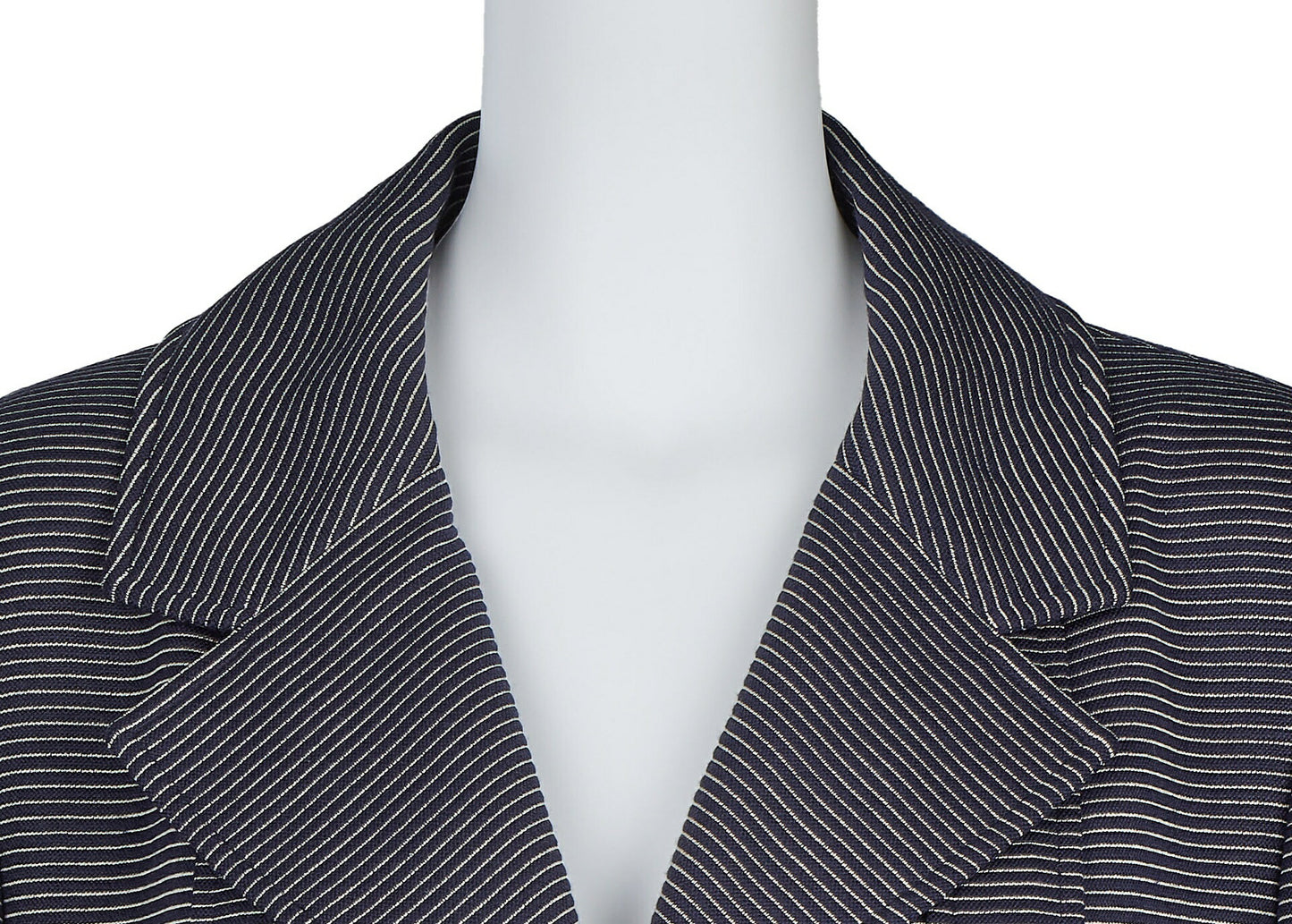 CHANEL Jacket Long Sleeve Coco Button Border Wool Silk Black Gold-Tone Hardware Pre-Owned - Vintage La Charme