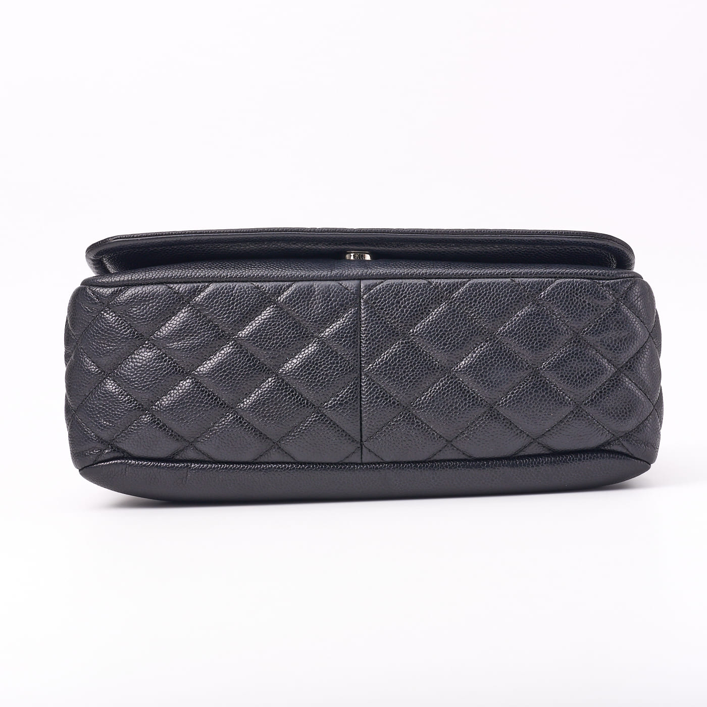 CHANEL Tote Bag Matelasse Coco Mark Chain Shoulder Soft Caviar Skin Black Silver-Tone Hardware Pre-Owned - Vintage La Charme