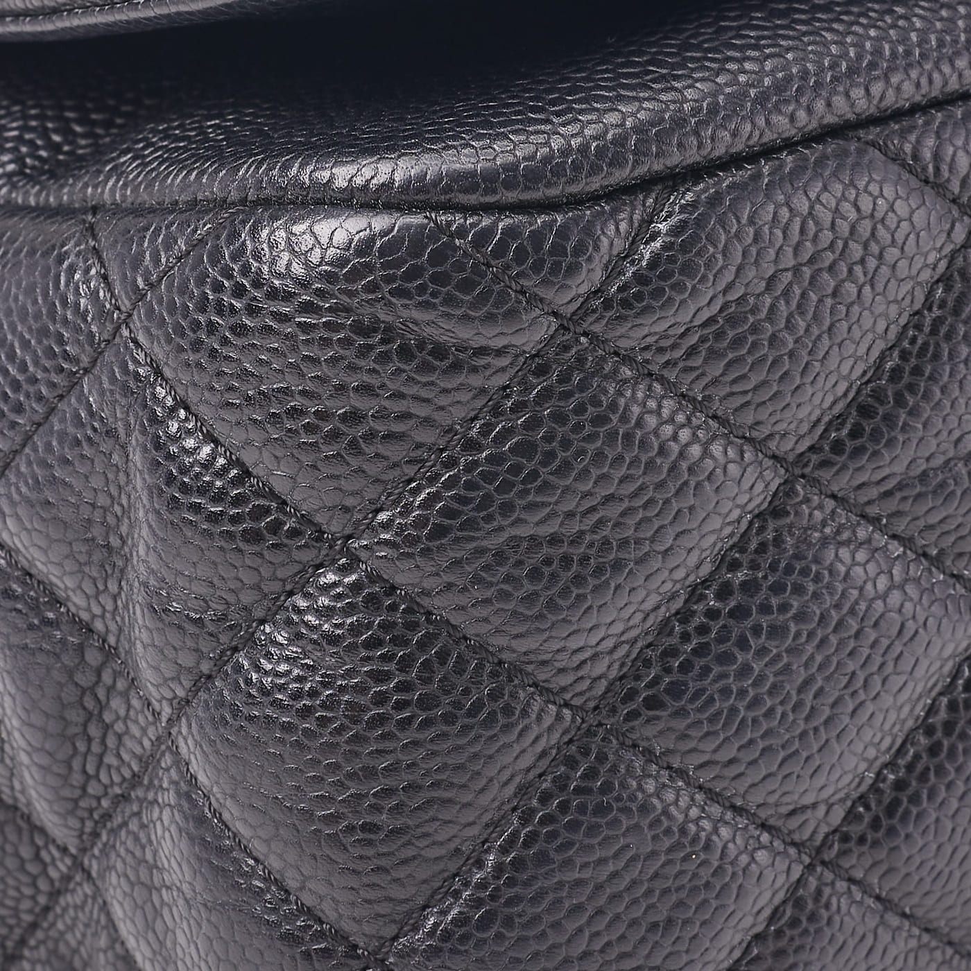CHANEL Tote Bag Matelasse Coco Mark Chain Shoulder Soft Caviar Skin Black Silver-Tone Hardware Pre-Owned - Vintage La Charme