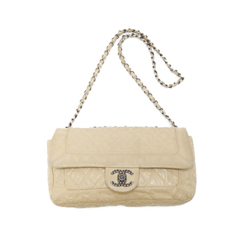 CHANEL Mini Shoulder Bag, Matelasse, Chain Shoulder, Vintage Calf, Black, Silver-Tone Hardware, Pre-Owned - Vintage La Charme