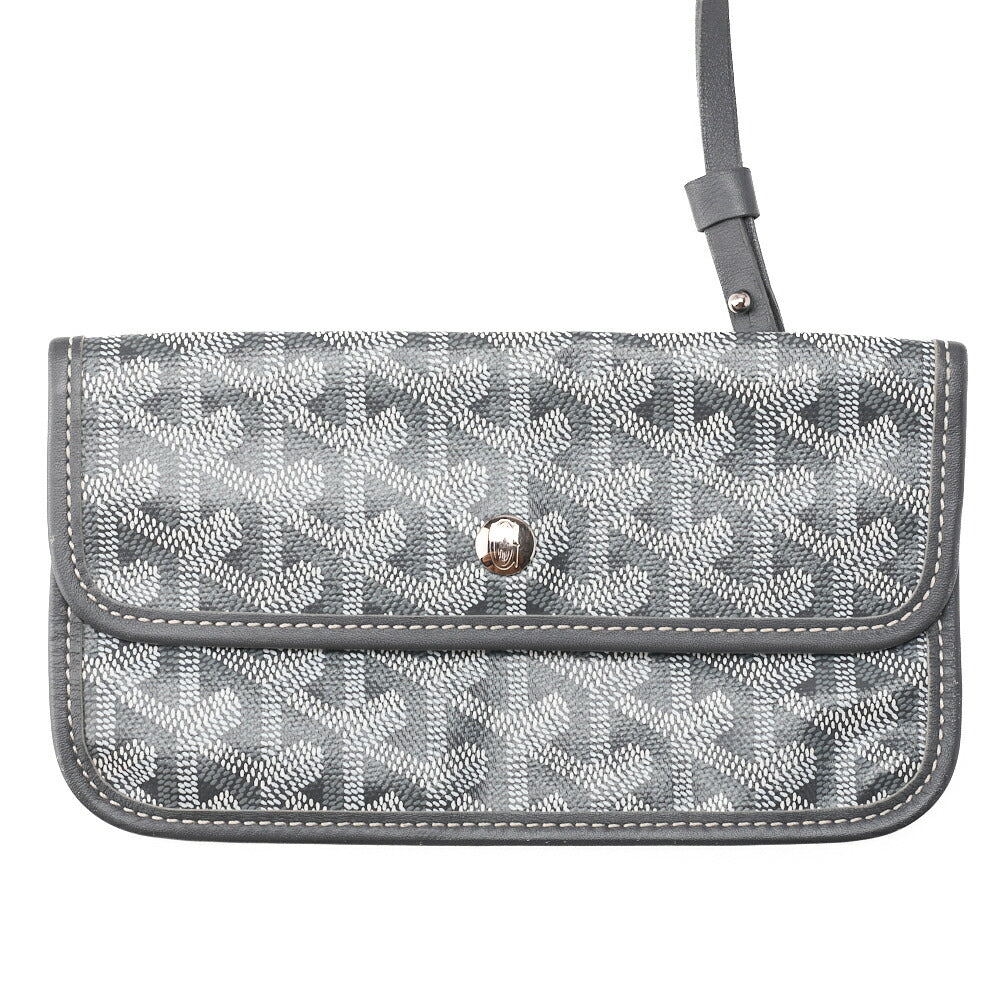 Goyard Saint Louis PM Tote Bag Coated Canvas Gray Silver-Tone Hardware Pre-Owned - Vintage La Charme