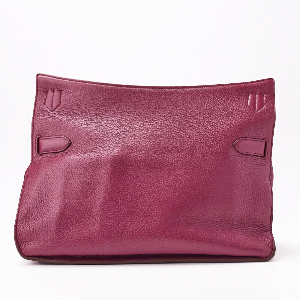 HERMES Gypsiere 34 Shoulder Bag, Tryon Clemence, Tosca, Silver-Tone Hardware, Pre-Owned - Vintage La Charme