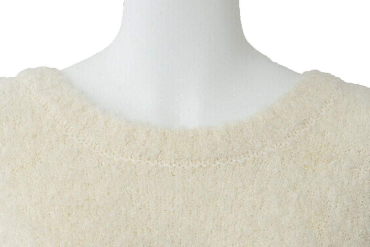 Dior Knit Sweater Top, J'ADIOR Logo, Wool Blend, White, Silver-Tone Hardware, Pre-Owned - Vintage La Charme
