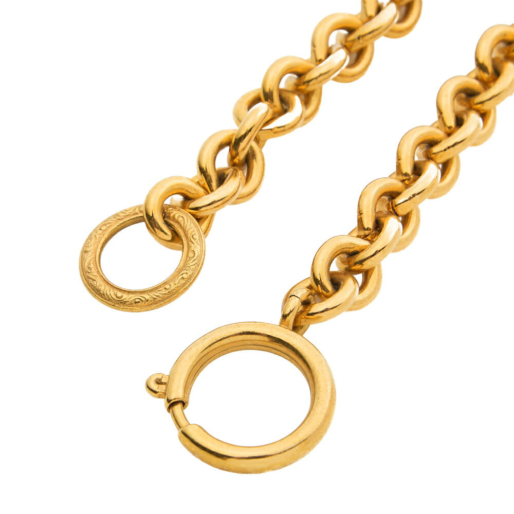 Chanel Tote Bag, Coco Mark Heart, Gold Plated, Gold, Gold-Tone Hardware, Pre-Owned - Vintage La Charme