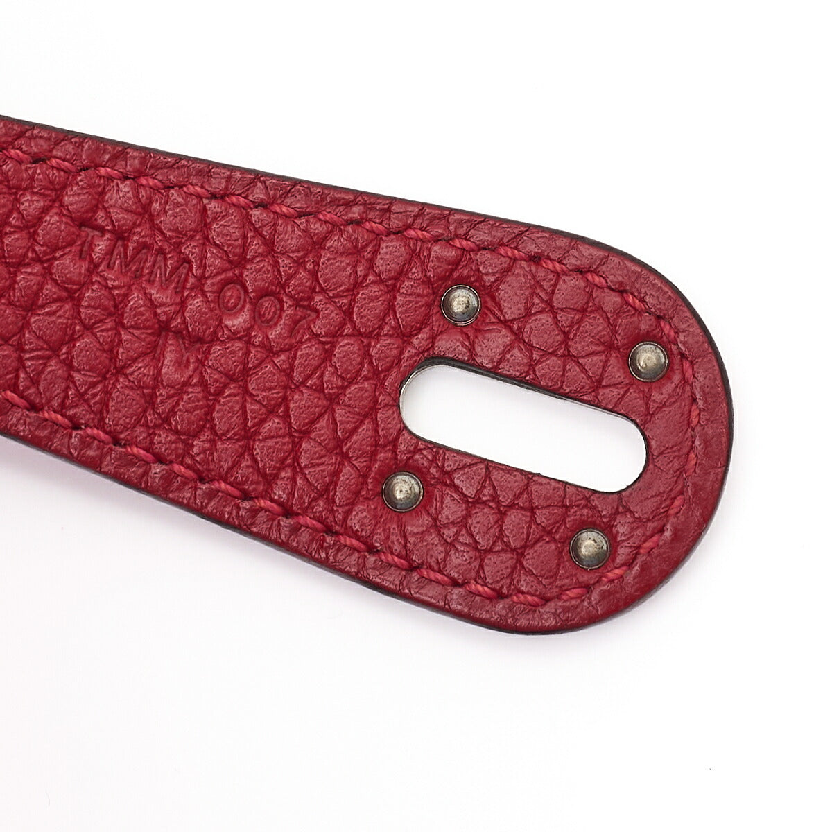 HERMES Lindy 30 2WAY Shoulder Bag Tryon Clemence Rouge Casaque Silver-Tone Hardware Pre-Owned - Vintage La Charme