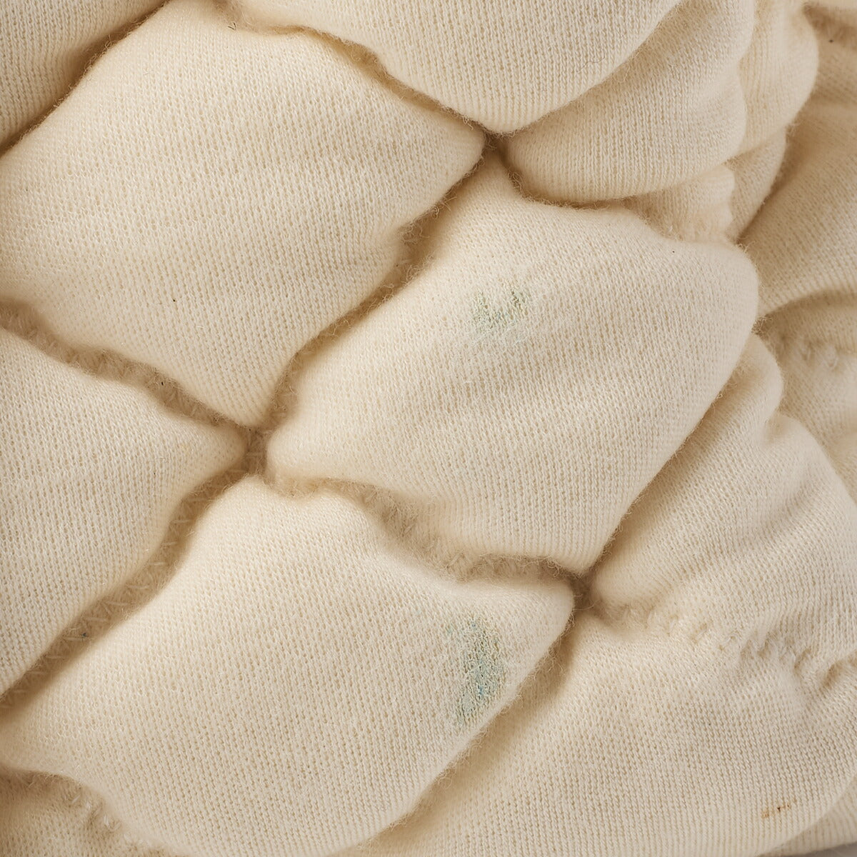 CHANEL Shoulder Tote Bag Matelasse Bubble Quilt Cotton Ivory Gold-Tone Hardware Pre-Owned - Vintage La Charme