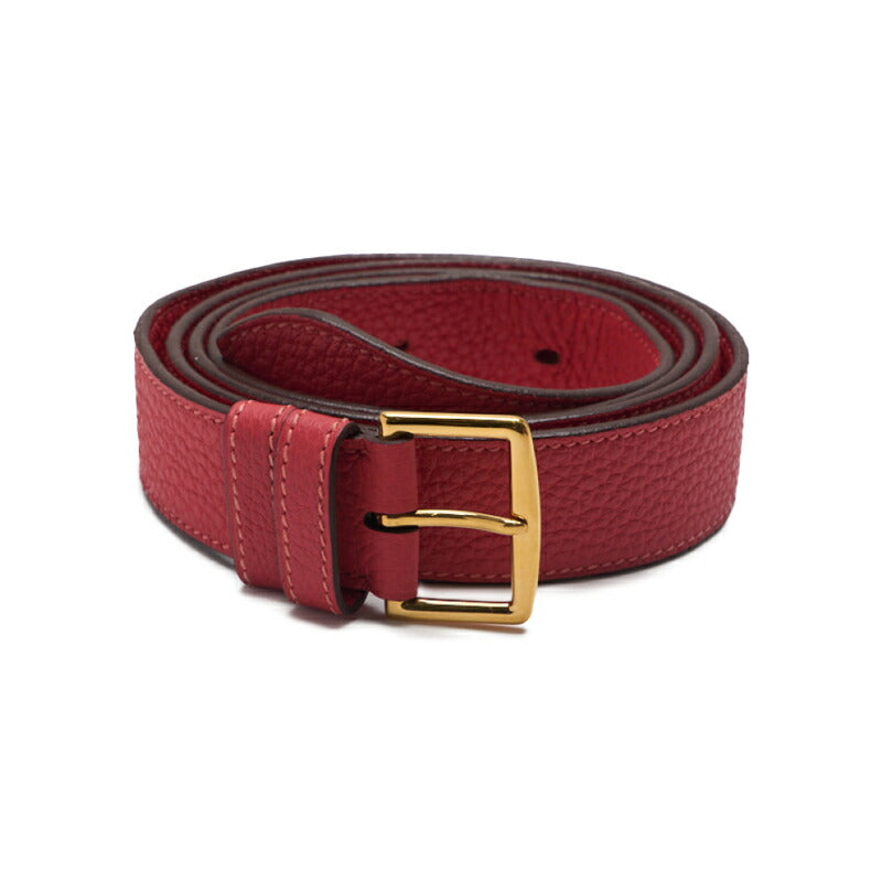 HERMES Shoulder Bag Saukery 22 Tryon Clemence Rose Jaipur Gold-Tone Hardware Pre-Owned - Vintage La Charme