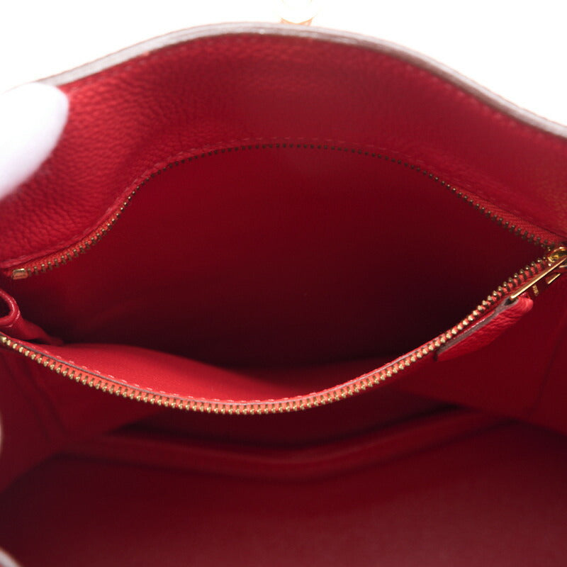 HERMES Shoulder Bag Saukery 22 Tryon Clemence Rose Jaipur Gold-Tone Hardware Pre-Owned - Vintage La Charme