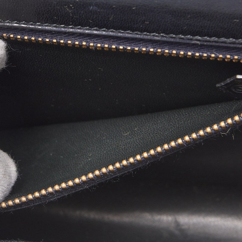 HERMES Constance 23 Shoulder Bag Box Calf Black Gold-Tone Hardware, Pre-Owned