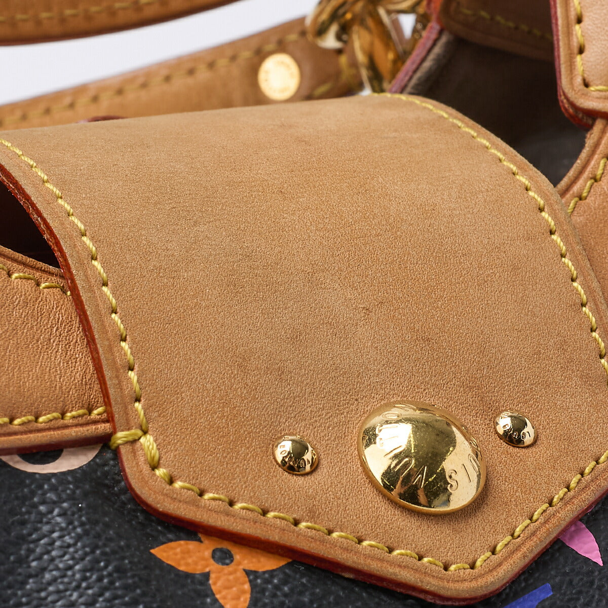 Louis Vuitton Tote Bag 2WAY Monogram Canvas Noir Multicolor Gold-Tone Hardware Pre-Owned - Vintage La Charme