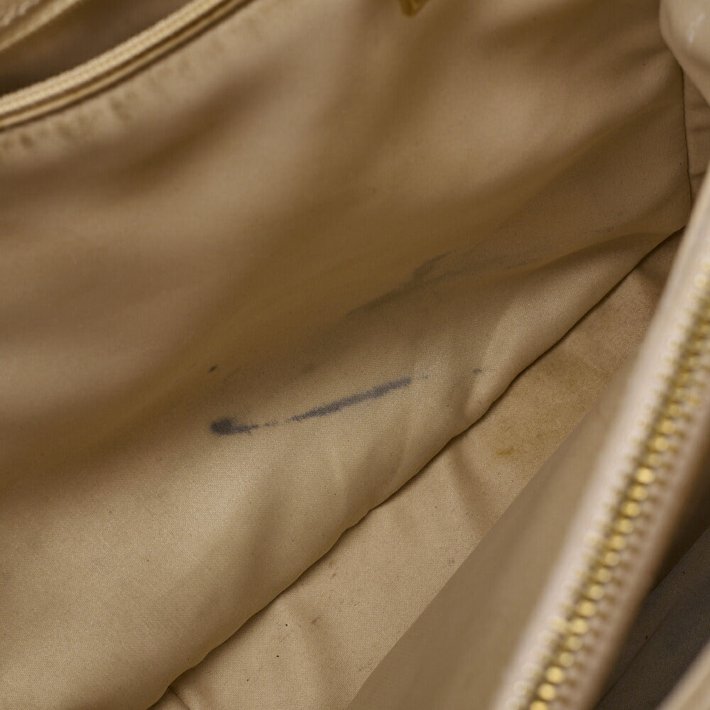 CHANEL Shoulder Tote Bag Matelasse Caviar Skin Beige Silver-Tone Hardware Pre-Owned - Vintage La Charme