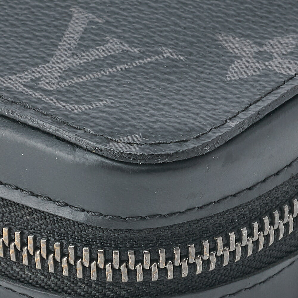 Louis Vuitton Zippy XL Wallet, Monogram Eclipse, PVC Leather, Noir, Silver-Tone Hardware, Pre-Owned - Vintage La Charme