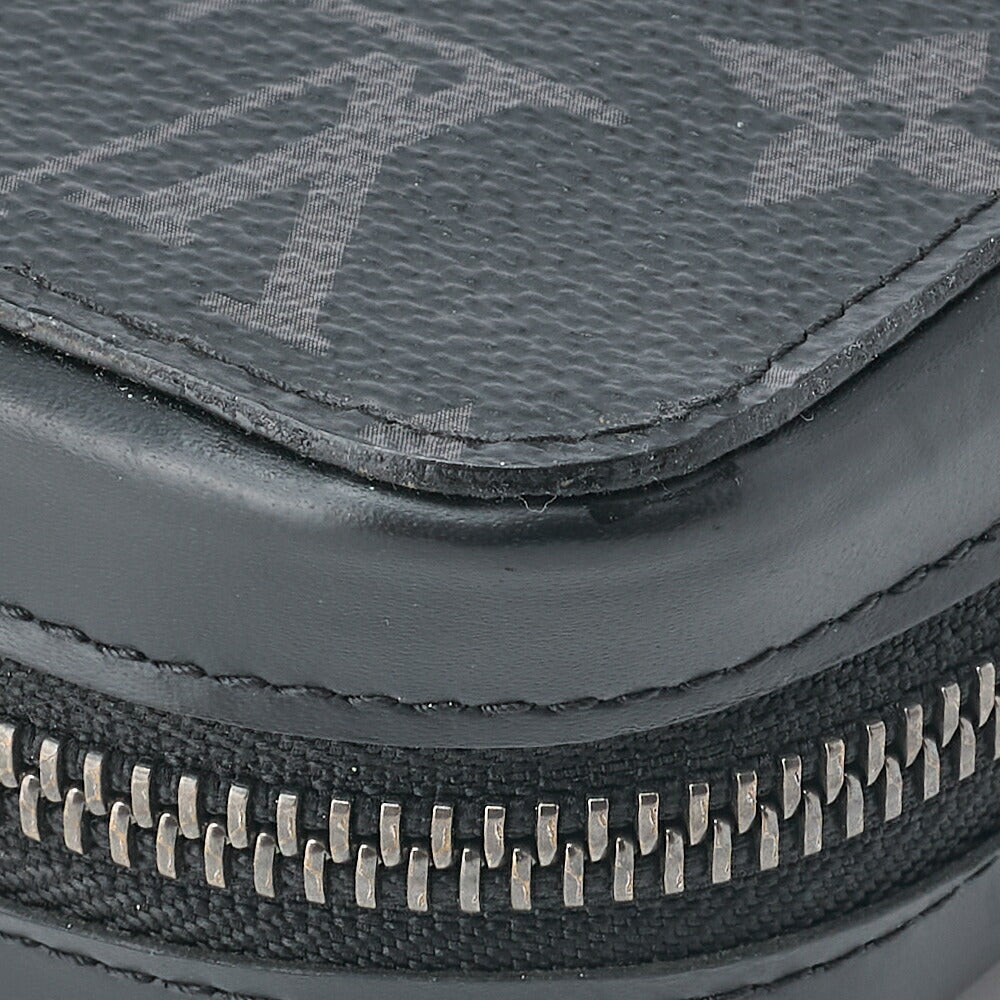 Louis Vuitton Zippy XL Wallet, Monogram Eclipse, PVC Leather, Noir, Silver-Tone Hardware, Pre-Owned - Vintage La Charme