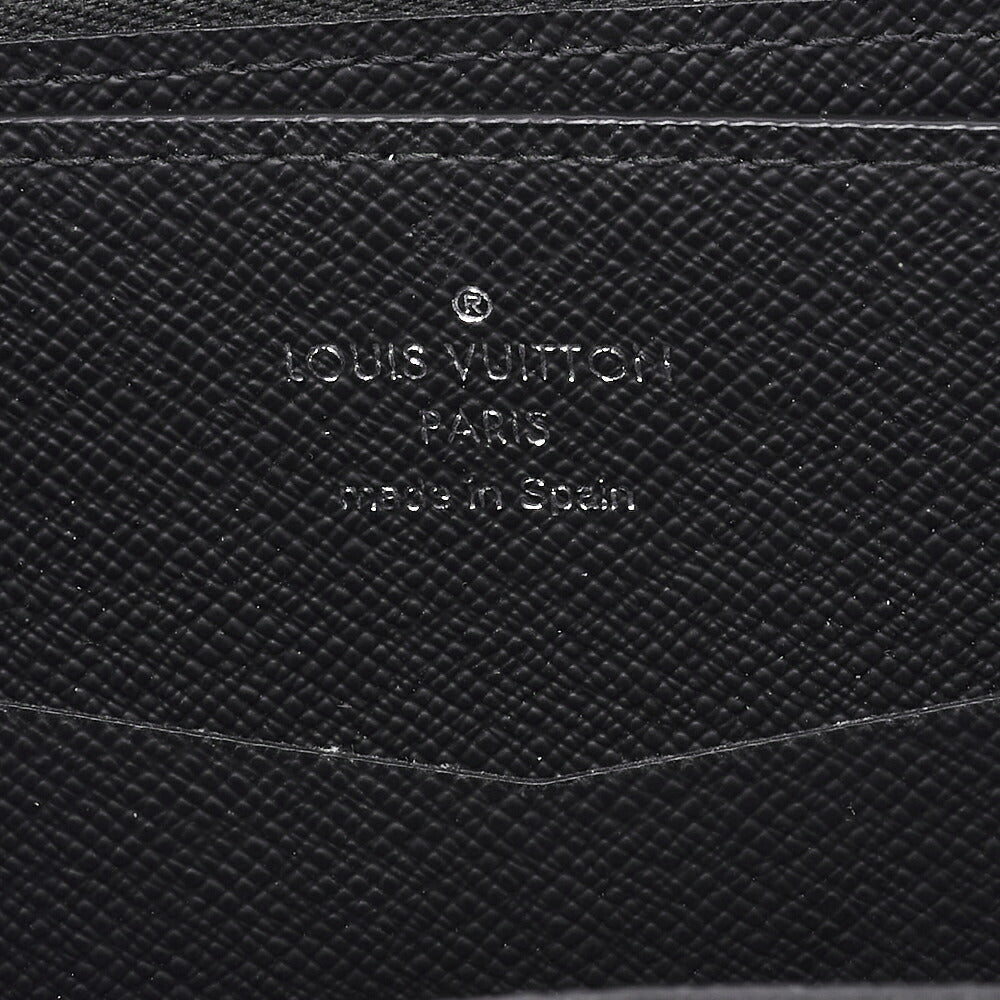 Louis Vuitton Zippy XL Wallet, Monogram Eclipse, PVC Leather, Noir, Silver-Tone Hardware, Pre-Owned - Vintage La Charme
