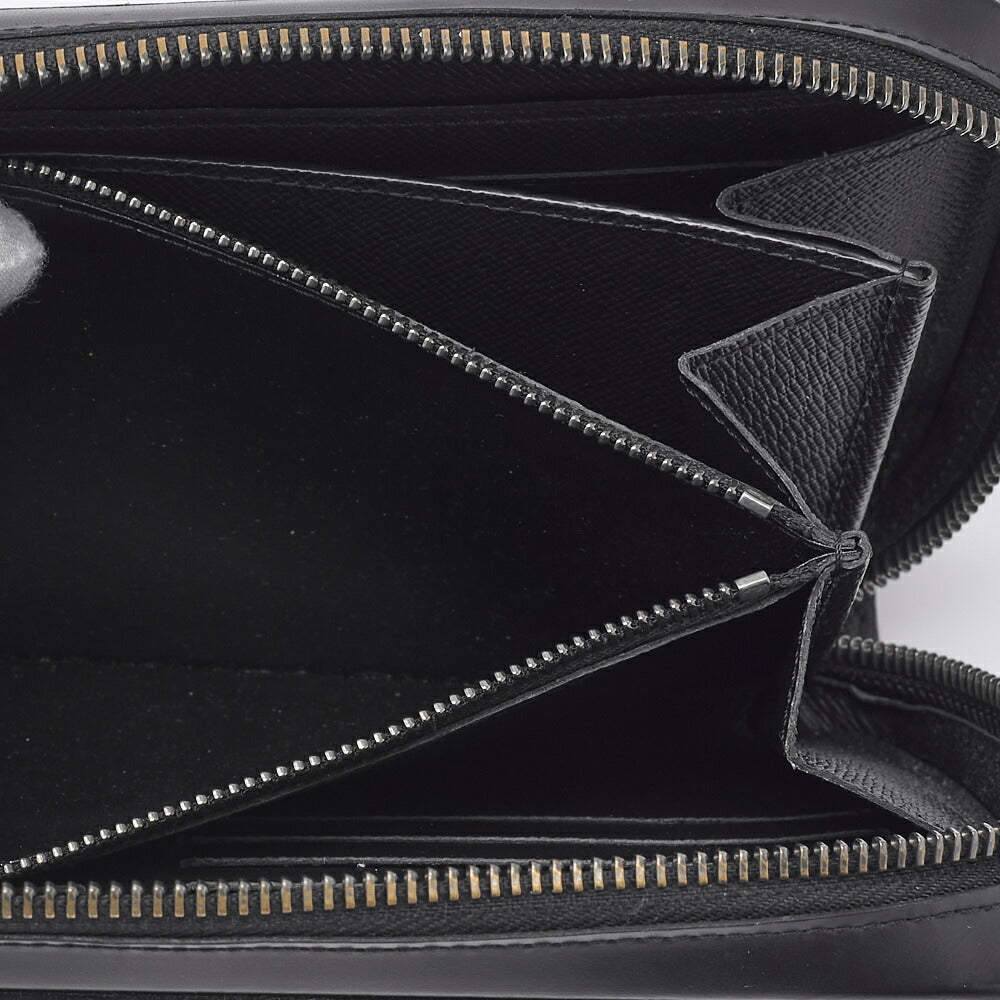 Louis Vuitton Zippy XL Wallet, Monogram Eclipse, PVC Leather, Noir, Silver-Tone Hardware, Pre-Owned - Vintage La Charme