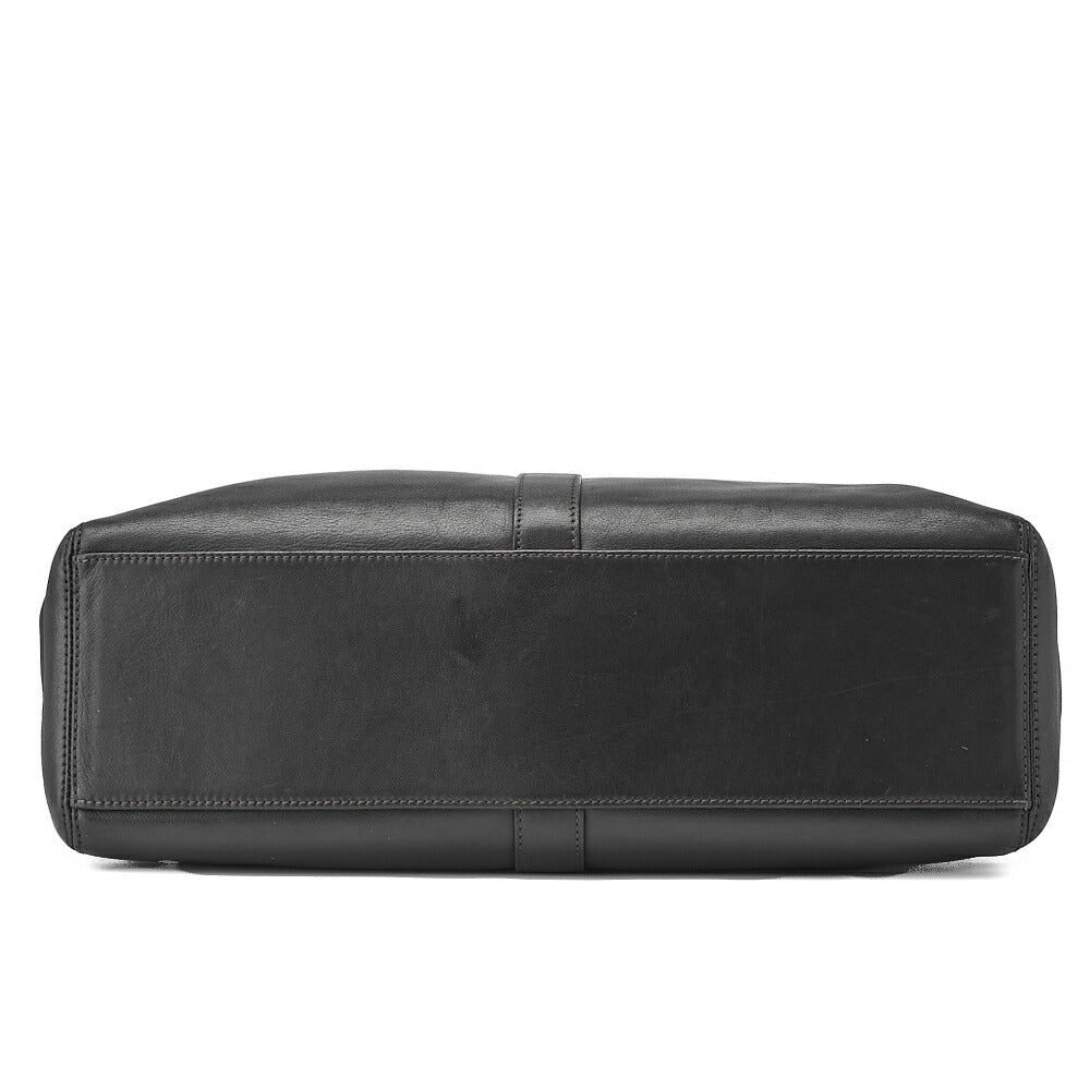 CHANEL Shoulder Tote Bag Lambskin Black Bicolore Silver-Tone Hardware Pre-Owned - Vintage La Charme
