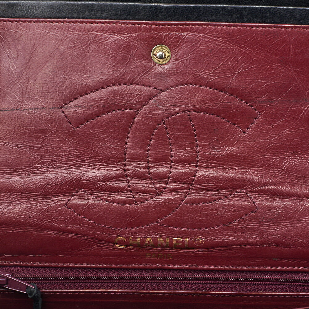 Chanel Shoulder Bag Matelasse Lambskin Black Gold-Tone Hardware Pre-Owned - Vintage La Charme