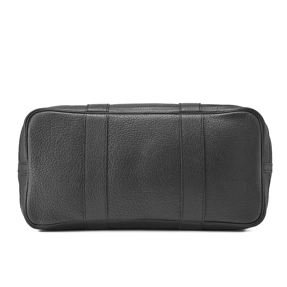 HERMES Garden Party PM Tote Bag Negonda Black Silver-Tone Hardware Pre-Owned - Vintage La Charme
