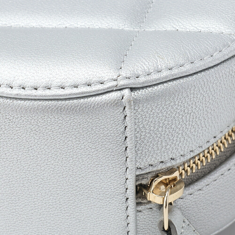 CHANEL Shoulder Bag Tote Bag 19 Matelasse Chain Shoulder Lambskin Silver Gold-Tone Hardware Pre-Owned - Vintage La Charme